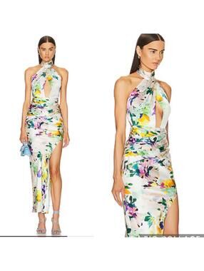 NICHOLAS | Dresses | Nicholas Makenna Linen Midi Dress | Poshmark